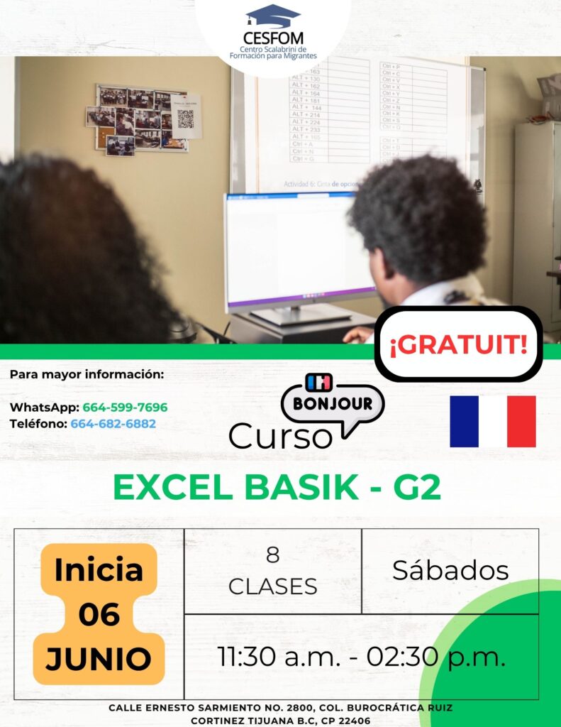 Excel Básico G2 (FRA)